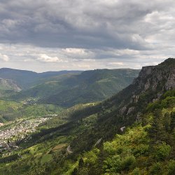 Descente de la Causse Méjean vers Florac