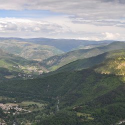 Descente de la Causse Méjean vers Florac